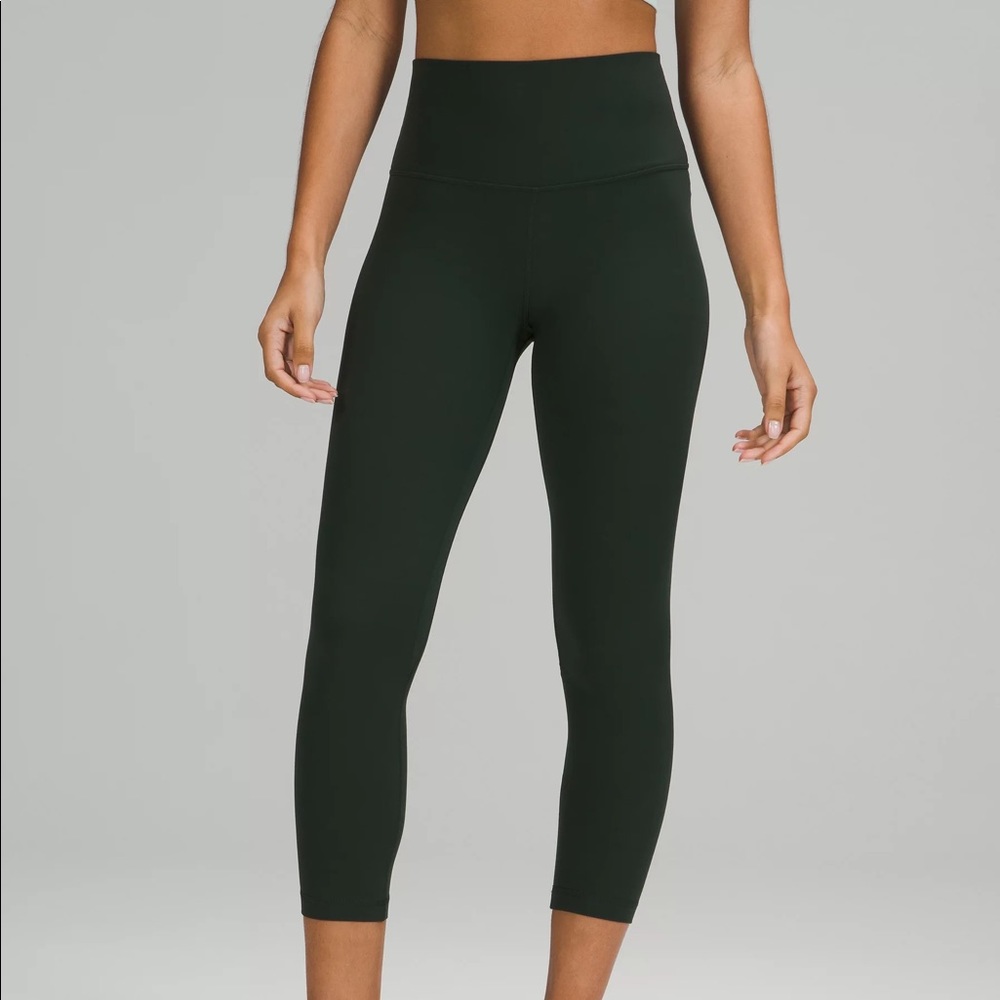 SOLD Lululemon Align High-Rise Pant 23” - Rainforest Green